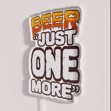 Charger l'image dans la galerie, Beer lover's humorous neon sign for home bars and pubs.