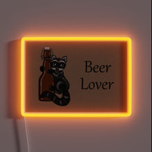 Charger l'image dans la galerie, Vibrant beer-themed neon sign for the discerning rascal enthusiast
