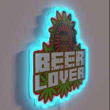 Charger l'image dans la galerie, Neon beer sign for homes and bars with bold colors.