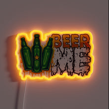 Charger l'image dans la galerie, RGB Neon Sign - Beer Me Three Bottles Collection