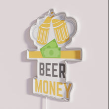 Charger l'image dans la galerie, Neon Beer Money Sign, Perfect Gift for Party Lovers Everywhere