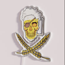 Charger l'image dans la galerie, Vibrant RGB Neon Sign for Beer Lovers and Pirate Enthusiasts Bars