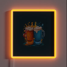 Charger l'image dans la galerie, Vibrant beer-themed neon sign celebrating traditional German Oktoberfest festival spirit.