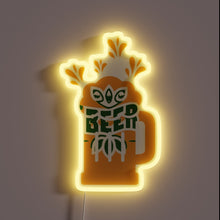 Charger l'image dans la galerie, Cold Brews and Chill Vibes in this Neon Orange Glow