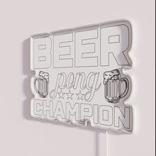 Charger l'image dans la galerie, Vibrant RGB Neon Sign for Beer Pong Champions and Party Masters