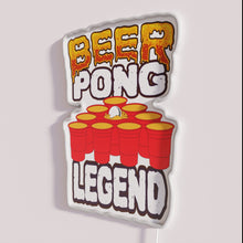 Charger l'image dans la galerie, Neon Beer Pong Champion Sign for Bars and Party Rooms