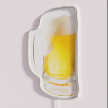Charger l'image dans la galerie, Vibrant RGB Neon Bar Sign with Beer Font Design Style