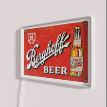 Charger l'image dans la galerie, Vintage inspired retro Berghoff Beer illuminated neons with distressed design