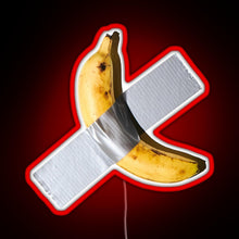 Charger l'image dans la galerie, Best Quality Banana Duct Tape Art 120k RGB neon sign red