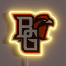 Charger l'image dans la galerie, Show your Falcon pride with this bold BGSU neon sign — perfect for game days, dorms, or any die-hard Bowling Green fan’s setup.