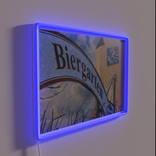 Charger l'image dans la galerie, Vibrant German-inspired LED light up biergarten party atmosphere decor sign.