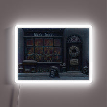 Charger l'image dans la galerie, Vibrant neon holiday decor with bold black and colorful accents.