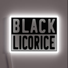 Charger l'image dans la galerie, Vibrant Black Licorice Neon Sign with Bright RGB Color Accents