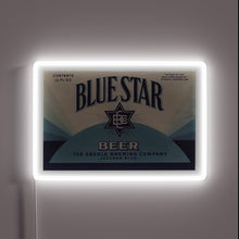 Charger l'image dans la galerie, Vibrant blue neon beer sign with customizable RGB illumination options