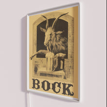 Charger l'image dans la galerie, Vibrant RGB LED neon bock beer pub bar decor signage.