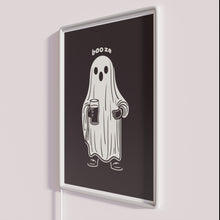 Charger l'image dans la galerie, Vibrant Boozy Halloween Party Decor with Spooky Ghost Neon Sign
