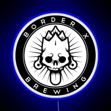 Charger l'image dans la galerie, Border X Brewing RGB neon sign blue