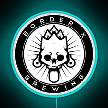 Charger l'image dans la galerie, Border X Brewing RGB neon sign lightblue