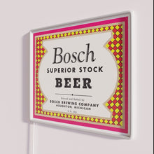 Charger l'image dans la galerie, Brighten your home bar with vibrant Bosch beer signs neon.