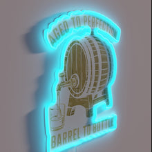 Charger l'image dans la galerie, Bourbon Aged to Perfection Neon Sign with Vibrant RGB Lighting
