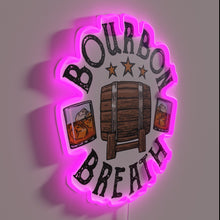 Charger l'image dans la galerie, Indulge in whiskey nights with this bold neon bourbon sign.