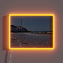 Charger l'image dans la galerie, RGB illuminated sign for Bowmore Distillery on Islay Island