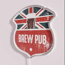 Charger l'image dans la galerie, Brightly lit beer and brewery inspired retro style neon signage