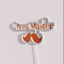 Charger l'image dans la galerie, Retro Modern Brew Master Neon Sign with Color Changing RGB Lighting