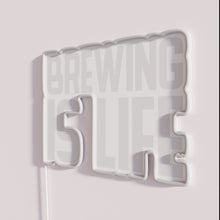 Charger l'image dans la galerie, Neon beer brewing life motto with colorful rgb lighting