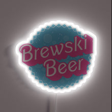 Charger l'image dans la galerie, Brewski's vibrant beer neon sign for home bars and decor