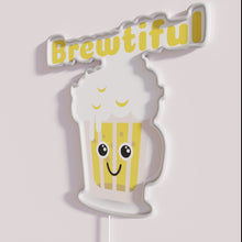 Charger l'image dans la galerie, Brewery Neon Sign with Vibrant RGB Colors and Japanese Beer Theme