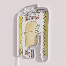 Charger l'image dans la galerie, Decorative Brown Ale neon sign with vibrant RGB color lighting