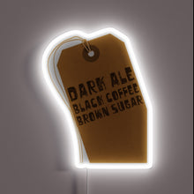 Charger l'image dans la galerie, Glowing neon decorative light in brown sugar color tones