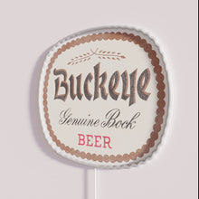 Charger l'image dans la galerie, Retro Buckeye Beer Neon Sign, Vintage Breweriana Home Decor Accent Lighting