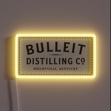 Charger l'image dans la galerie, Vibrant Neon Sign of Bulleit Bourbon Whiskey Branding Illumination.