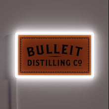 Charger l'image dans la galerie, Neon Lit Sign Featuring Bulleit Distilling Co's Iconic Bourbon Logo