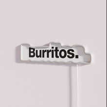Charger l'image dans la galerie, Vibrant Burrito-Themed Neon Sign Illuminates Any Kitchen or Restaurant Decor Space