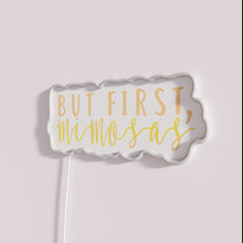 Charger l'image dans la galerie, Bright pink and green glass neon cocktail party decorations sign