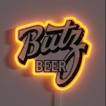 Charger l'image dans la galerie, Brighten up any room with vibrant, customizable Butz Beer signage.
