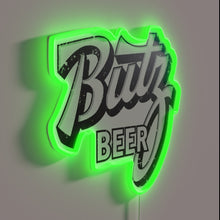 Charger l'image dans la galerie, Neon bar sign featuring vibrant RGB colors and bold beer lettering.