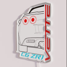 Charger l'image dans la galerie, Eye-catching customizable C6 ZR1 RGB neon bar signs lighting decor