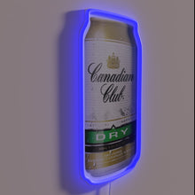Charger l'image dans la galerie, Iconic Canadian Club Whiskey Dry Signature in Vibrant Neon Letters