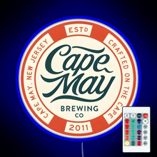 Charger l'image dans la galerie, Cape May Brewing Co RGB neon sign remote