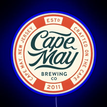 Charger l'image dans la galerie, Cape May Brewing Co RGB neon sign blue