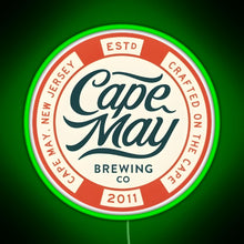 Charger l'image dans la galerie, Cape May Brewing Co RGB neon sign green