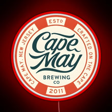 Charger l'image dans la galerie, Cape May Brewing Co RGB neon sign red
