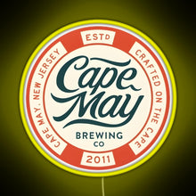 Charger l'image dans la galerie, Cape May Brewing Co RGB neon sign yellow