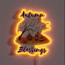 Charger l'image dans la galerie, Vibrant autumnal colors shine bright on this glowing neon sign