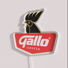 Charger l'image dans la galerie, Guatemalan Baja Beer Sign, Vibrant Neon Cerveza Gallo RGB Lighting