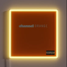 Charger l'image dans la galerie, Minimalist Channel Orange neon sign inspired by Frank Ocean’s album cover.